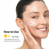 Model applying SUNGBOON EDITOR Salmon PDRN Ultra Barrier Cream for radiant skin