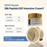 Skin barrier repair process and moisture retention illustration with EGF cream