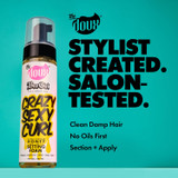 The Doux CRAZYSEXYCURL Honey Setting Foam – Frizz Control, Shine & Moisture Mousse for Curly Hair