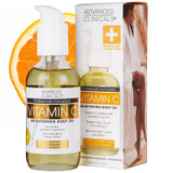 Advanced Clinicals Vitamin C Body Oil Moisturizer | Firming & Hydrating Body Care