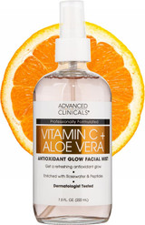 Advanced Clinicals Vitamin C Antioxidant Facial Mist Spray for Glowing Skin