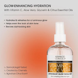Advanced Clinicals Vitamin C Antioxidant Facial Mist Spray for Glowing Skin