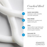 Advanced Clinicals Cracked Heel Rough Spot Cream 8 oz / 237ml