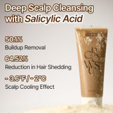 GROWUS Sea Salt Therapy Scalp Scaler (250g / 8.8 oz) – Exfoliating Korean Scalp Scrub