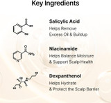 GROWUS Sea Salt Therapy Scalp Scaler (250g / 8.8 oz) – Exfoliating Korean Scalp Scrub