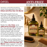 Difeel Anti-Frizz Hair Oil Blend 210ml / 7.1 fl oz