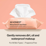 The Honest Company Makeup Remover Facial Wipes 30 Count