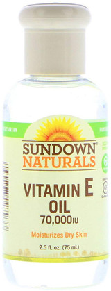 Sundown Naturals Vitamin E Oil