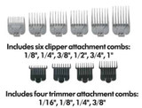 Combs of Andis Clipper Barber Combo #66325