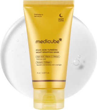 medicube Kojic Acid Turmeric Overnight Wrapping Peel Off Mask