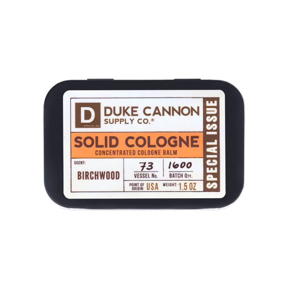 Duke Cannon men's solid cologne Birchwood