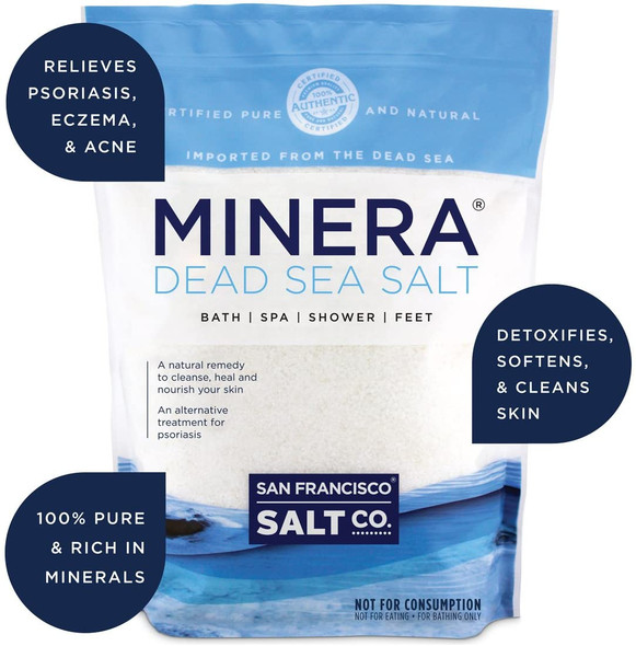 Minera Dead Sea Salt - 19 lbs. Fine Bulk Bag