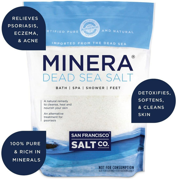 Minera Dead Sea Salt - 5 lbs. Fine Bulk Bag