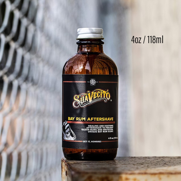 Suavecito Aftershave Bay Rum 4oz