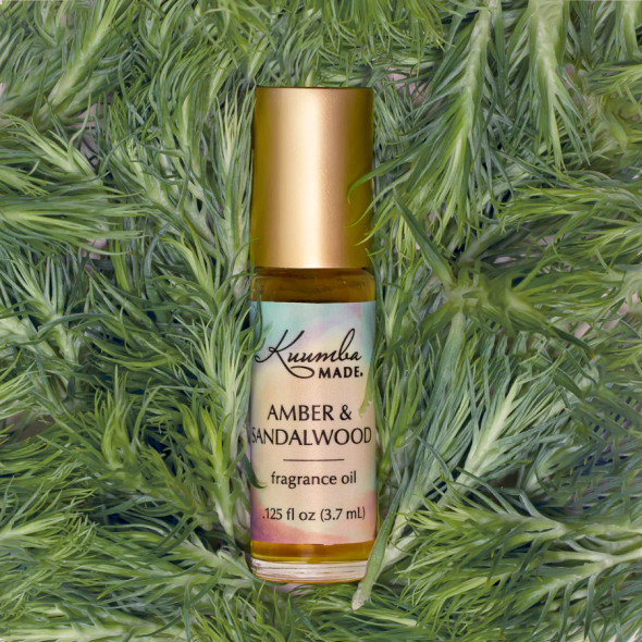 Kuumba Made Amber & Sandalwood Fragrance Oil 3.7ml
