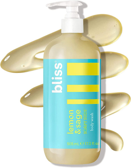 Bliss Lemon & Sage Soapy Suds Body Wash 17oz