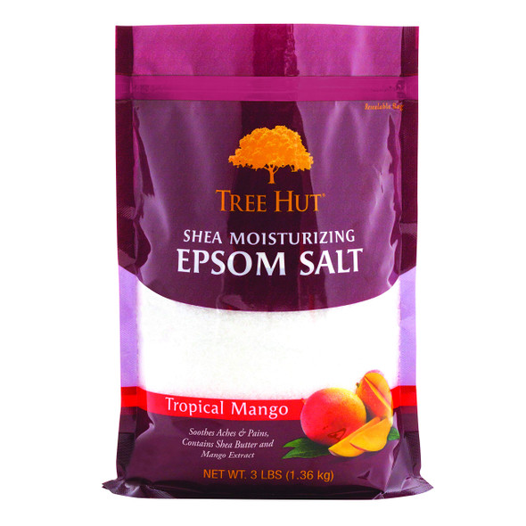 Tree Hut Tropical Mango Scented Shea Moisturizing Epsom Salt 3lbs