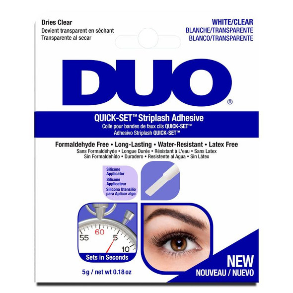 Duo Quick-Set Striplash Adhesive Clear 0.18 oz