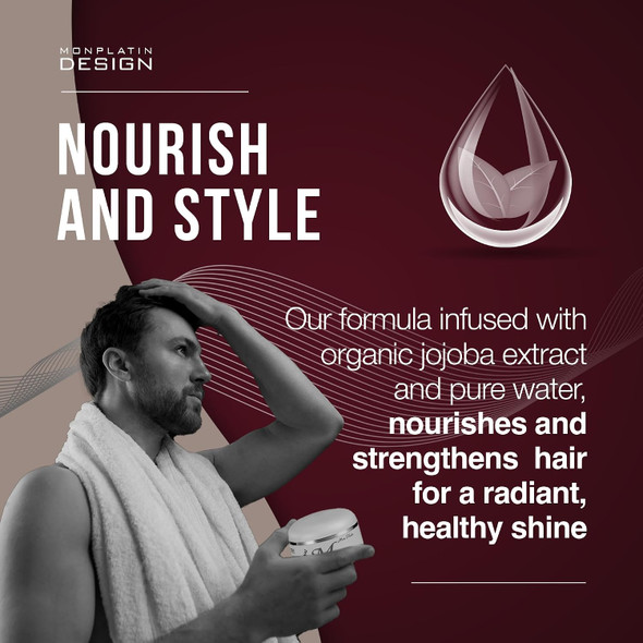 Wet Look Hair Wax with Jojoba Extract