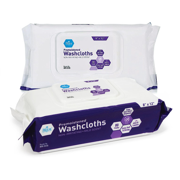 Medpride Disposable Premoistened Washcloths 6 Pack