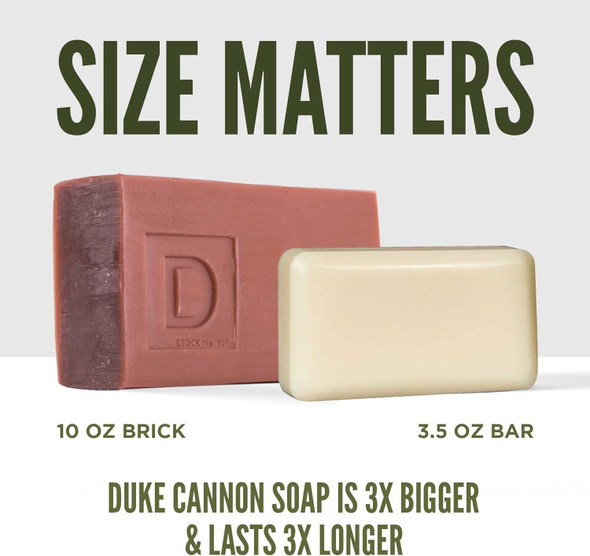 Duke Cannon Men's Bar Soap - Campfire Brick Of Soap 10 Oz