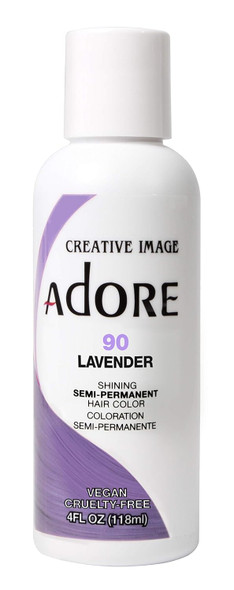 Adore Semi-Permanent Hair Color #090 Lavender 4 oz