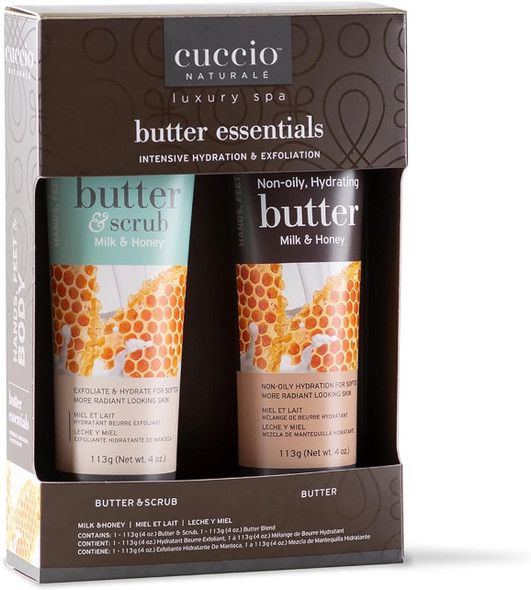 Cuccio Luxury Spa Butter Essentials Kit - Milk & Honey