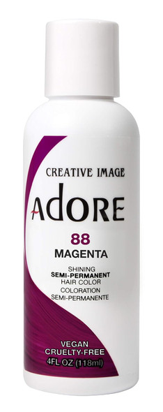 Adore Semi-Permanent Hair Color #088 Magenta 4 oz
