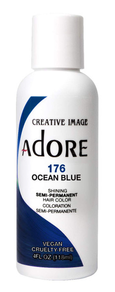 Adore Semi-Permanent Hair Color #176 Ocean Blue 4 oz