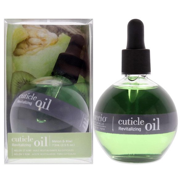 Package with Cuccio Melon & Kiwi Cuticle Revitalizing Oil 2.5 oz