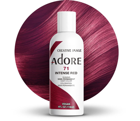 Adore Semi-Permanent Hair Color #71 Intense Red