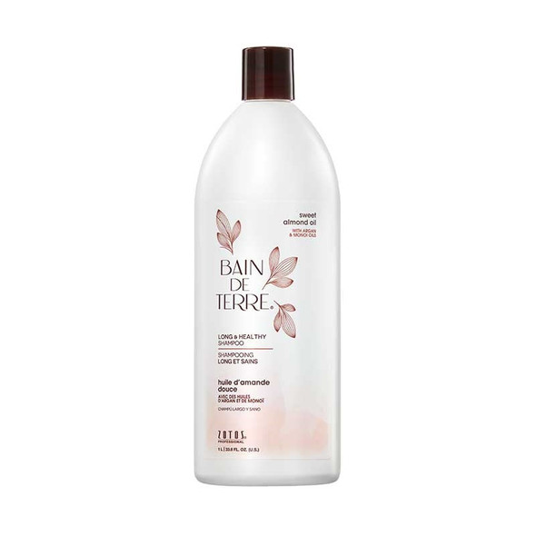 New Look for Bain De Terre Sweet Almond Oil Long & Healthy Conditioner 33.8 oz