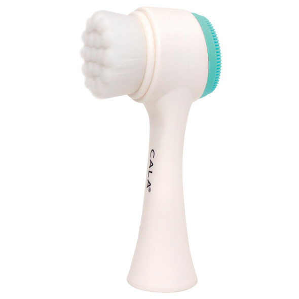 Cala Dual-Action Facial Cleansing Brush Mint