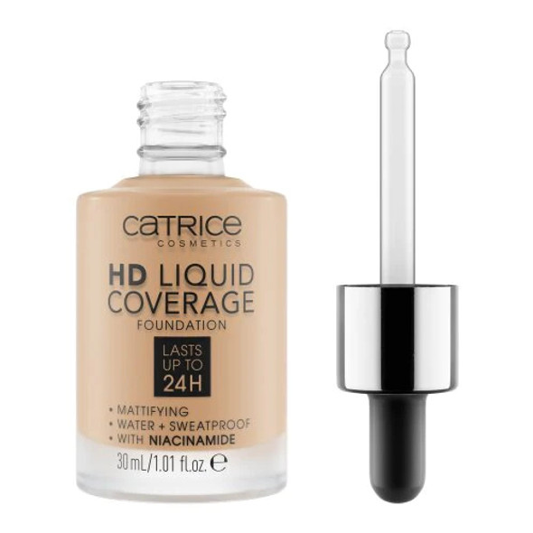 Catrice HD Liquid Coverage Foundation 032 Nude Beige 1 oz