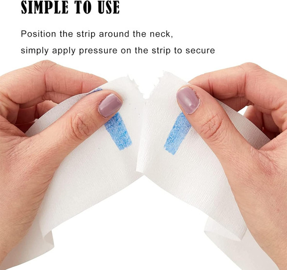 Simple to Use about Gen'C Béauty Disposable Absorbent Neck Strips 5 Rolls