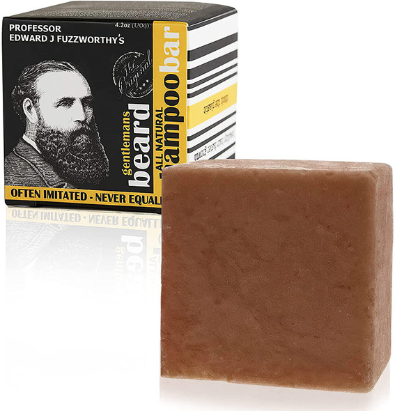 Professor Edward J Fuzzworthy's Gentlemans Beard Shampoo Bar 4.2 Oz