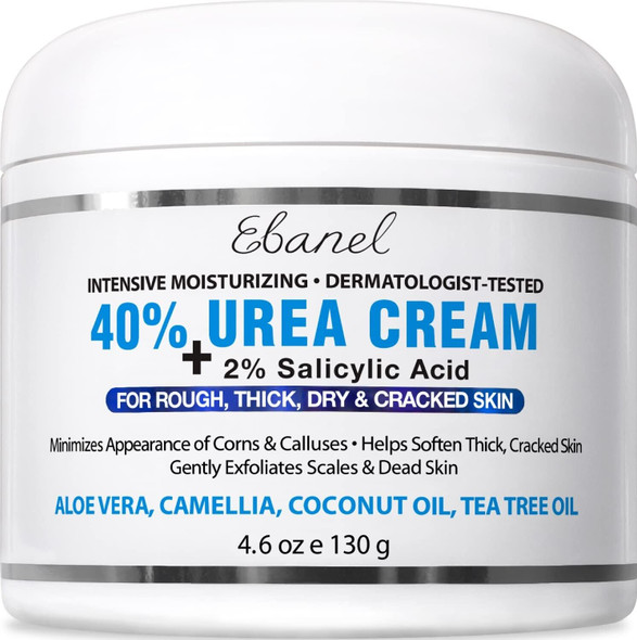 Ebanel 40% Urea Cream Plus 2% Salicylic Acid 4.6 Oz