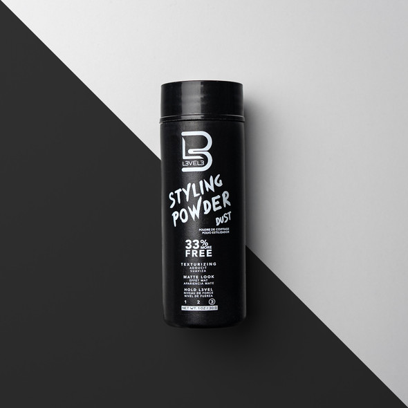 L3VEL3 Hair Styling Dust Texturizing Powder 1 oz