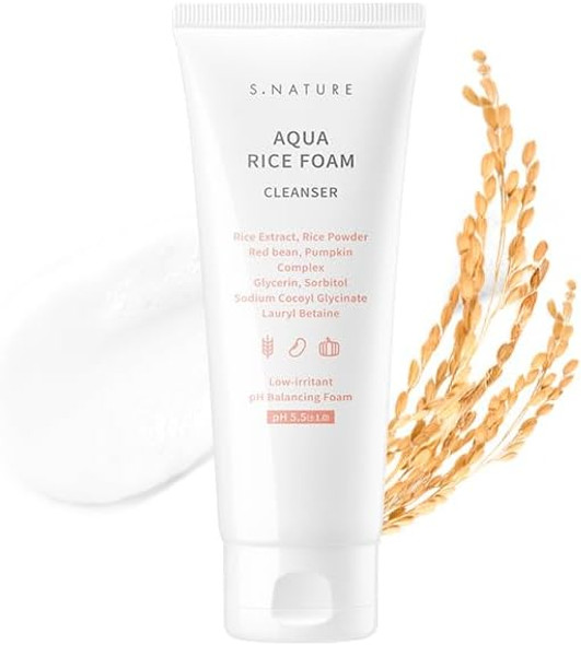 S.Nature Aqua Rice Foam Cleanser 2.7 oz
