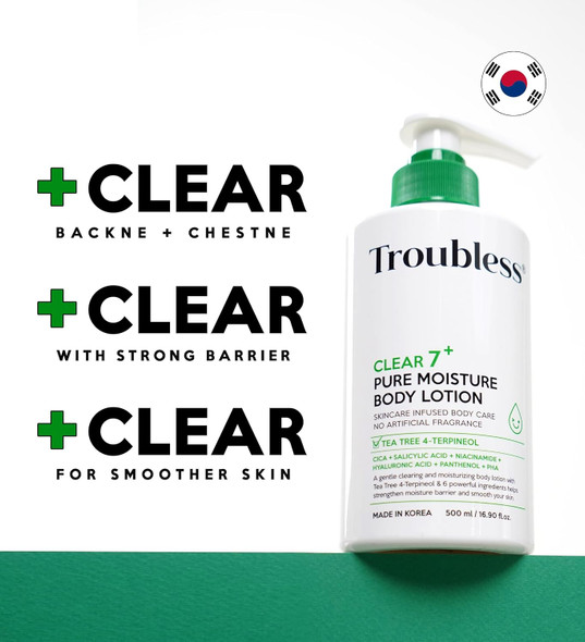 Troubless Clear 7 Plus Pure Moisture Body Lotion 16.9 oz