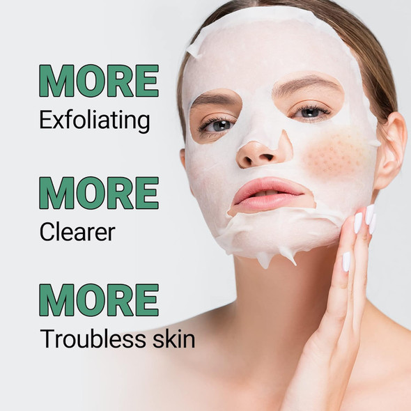Troubless Clear Whitehead Remover Peel Off Face Mask 5 pcs