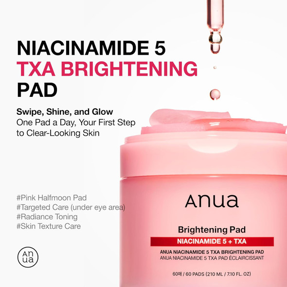 Anua Niacinamide 5 TXA Brightening Pad 7.1 oz