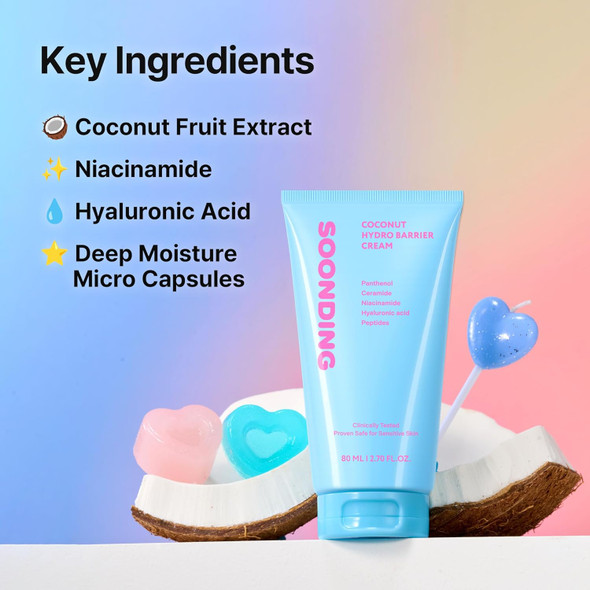 SOONDING Coconut Hydro Barrier Cream 2.7 oz
