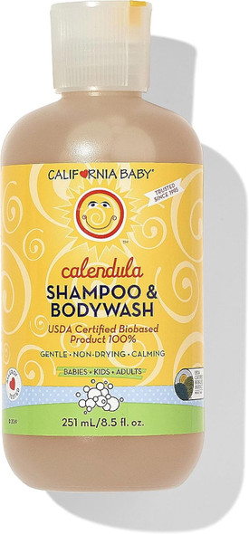 California Baby Shampoo and Body Wash Calendula 8.5 oz