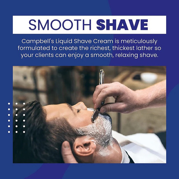 Campbell’s Pre-Mixed Liquid Shave Cream Lather 64 oz
