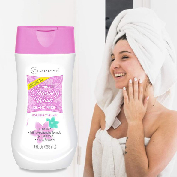 Clarisse Feminine Cleansing Wash Island Fresh 9 oz