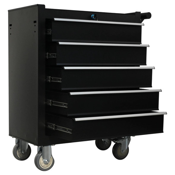 Gen'C Béauty Professional 5 Drawer Rolling Trolley Tool Cabinet