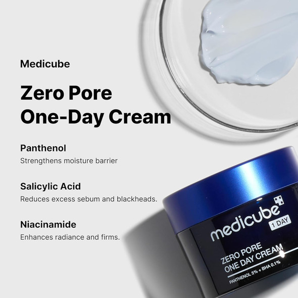 Medicube smooth matte day cream texture
