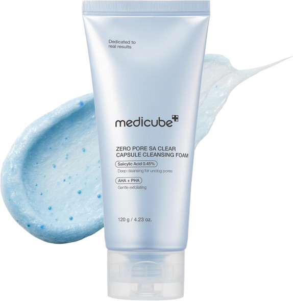 Medicube Zero Pore Clear Blue Capsule Facial Cleanser