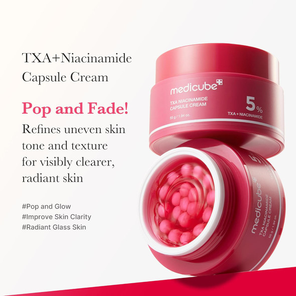 Pop & Fade capsule cream for radiant and even skin tone